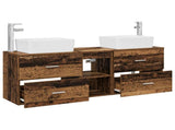 Bathroom Cabinet Set 3 pcs Old Wood 53 x 34.5 x 63 cm 3405857