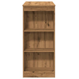 Bar Table with Racks Artisan Oak 95x47x103.5 cm Engineered Wood 854390