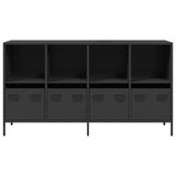 Sideboard Black 135x39x73.5 cm Cold-rolled Steel 3307161