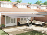 Retractable Awning Light Grey 600 x 350 cm 3331769
