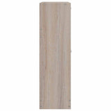 Oak Look Wooden Shoe Cabinet with 2 Compartments 241243