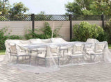 Clear Tarpaulin with Eyelets 5x5 m Polyethylene 4018524
