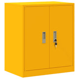 Storage Cabinet Mustard Yellow 60 x 40 x 70 cm Steel 891721