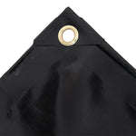 Tarpaulin 650 g/m² 2x3 m Black 151349