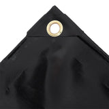 Tarpaulin 650 g/m² 2x3 m Black 151349