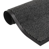 Dust Control Mat Rectangular Tufted 120x180 cm Anthracite 132718