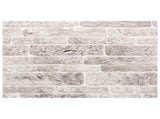 Wall Panels 10 pcs 100 x 50 cm Light Grey and White EPS Foam 42046106