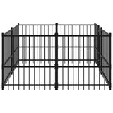 Outdoor Dog Kennel Steel 3.75 m 3124598