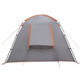 Cabin Tent Grey and Orange 300 x 210 x 156 cm Polyester 42028512