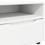 TV Cabinet with Drawer White 100 x 48 x 43 cm Engineered Wood 888927