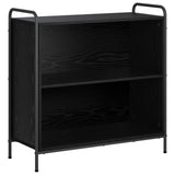 Book Cabinet 80 x 33 x 80 cm Engineered Wood Black Oak 8013896