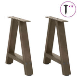 Coffee Table Legs A-Shaped 2 pcs 38x cm Steel 4012831