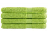 Premium Sauna Towels SOLUND 4 pcs Apple Green 80x200 cm 600 gsm 137507