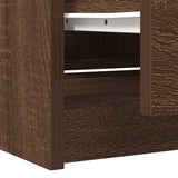 TV Cabinet Brown Oak 40x35x54 cm Engineered Wood 861775