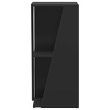Side Shelf Black 33 x 32 x 70.5 cm Engineered Wood 892408