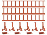 Roof Snow Guard Red 300 x 29.5 x 34.5 cm Steel 42028461
