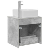 Wall-Mounted Sink Vanity Concrete Grey 49.5 x 41 x 63 cm 890273