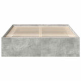Bed Frame without Mattress Concrete Grey 140x200 cm 3203862