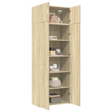 Storage Cabinet Sonoma Oak 80x42.5x225 cm Engineered Wood 3281352