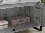 TV Cabinet Grey Sonoma 140 x 36 x 49.5 cm Engineered Wood 886513