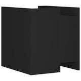 Bedside Cabinet Black 45x50x50 cm Engineered Wood 848277
