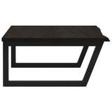 Basin Shelf Wall Mounted Steel and Solid Wood Oak 3302663