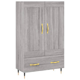 Highboard Grey Sonoma 69.5x31x115 cm Engineered Wood 830306