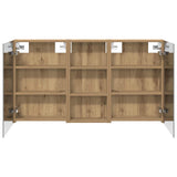 Bathroom Cabinet Set 3 pcs 110 x 10.5 x 60.5 cm Engineered wood 3403719