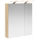 Bathroom Mirror Cabinet Sonoma Oak 60 x 14.5 x 70 cm 889065