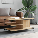 Coffee Table Sonoma Oak 100x50x45 cm Engineered Wood 835305