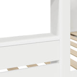 Bunk Bed for Kids White 90 x 190 cm Engineered Wood 3410395