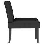 Slipper Chair Black Fabric 352459