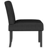 Slipper Chair Black Fabric 352459
