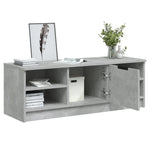 TV Cabinet Concrete Grey 102x35.5x36.5 cm Engineered Wood 811371