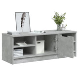 TV Cabinet Concrete Grey 102x35.5x36.5 cm Engineered Wood 811371