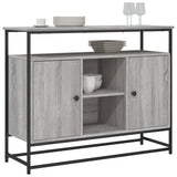 Sideboard Grey Sonoma 100x35x80 cm Engineered Wood 835542