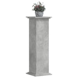 Plant Stand Concrete Grey 33x33x100 cm Engineered Wood 852981