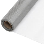 ZNTS Mesh Screen Stainless Steel 112x1000 cm Silver 150897