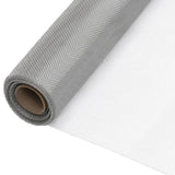 ZNTS Mesh Screen Stainless Steel 112x1000 cm Silver 150897