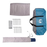 Teepee Tent 10-Person Blue and Grey 567 x 470 x 242 cm 42004066
