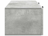Wall-Mounted TV Cabinet Concrete Grey 78.5 x 31 x 30 cm 898208