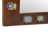 Bathroom Furniture Set with Door 2 pcs Walnut Solid Mango Wood 3310090