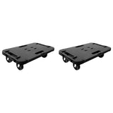 Transport Trolleys 2 pcs Black Polypropylene 300 kg 3157520