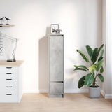 Highboard Concrete Grey 29.5x34x119.5 cm Engineered Wood 861655