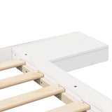 Bed Frame White 80 x 200 cm Wood 872420