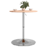 ZNTS Bar Table Ø60x89.5 cm Solid Wood Beech 3270624