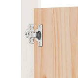 Outdoor Kitchen Doors MEPPEL 2 pcs White 50x9x82 cm Solid Wood Pine 832360