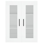 Highboard White 69.5x34x180 cm Engineered Wood 3198681