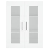 Highboard White 69.5x34x180 cm Engineered Wood 3198681