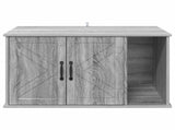 Cat House Grey Sonoma 85 x 55 x 50 cm Engineered Wood 8000740